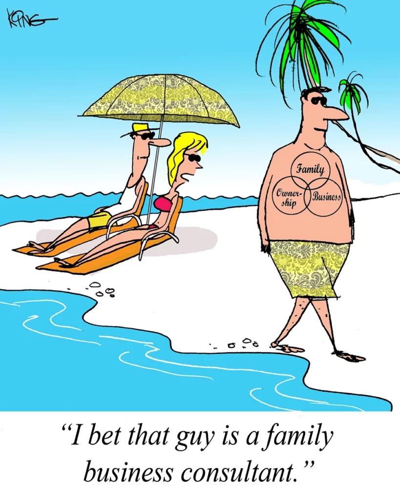 This is a cartoon about three circles