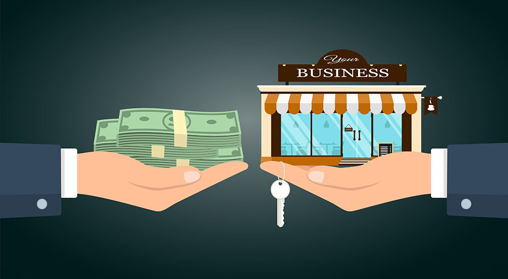 Business sale illustration