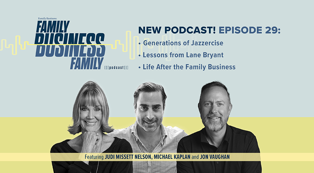 Episode 29: 3 Generations of Jazzercise | Lessons from Lane Bryant | Life After the Family Business