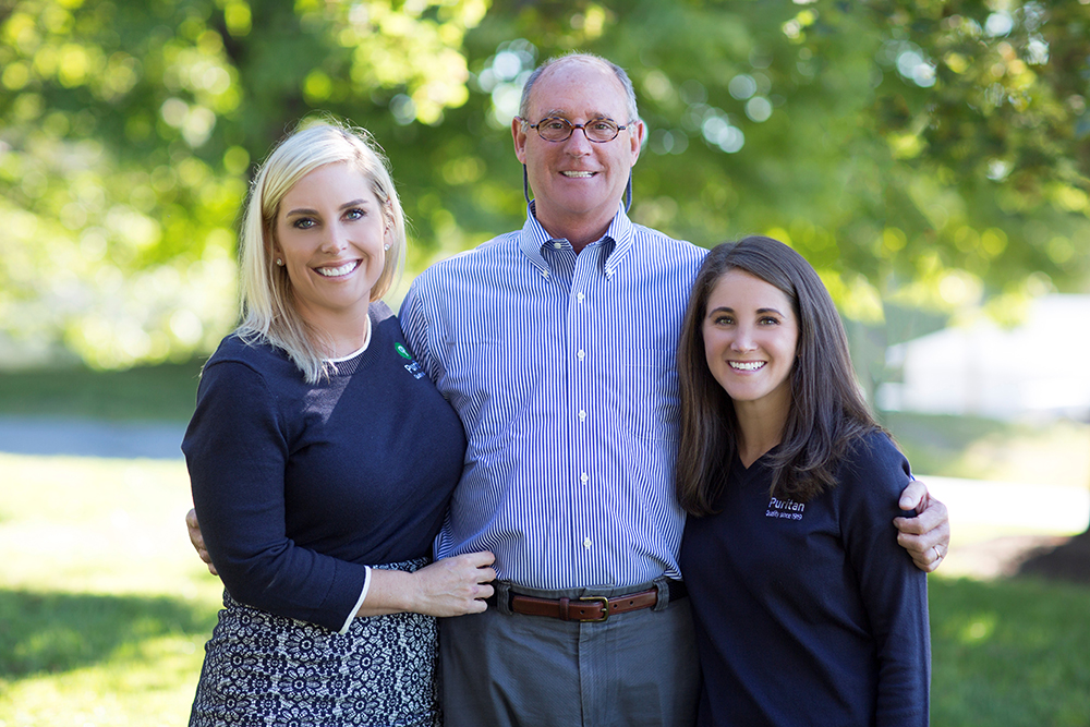 From left: Megan Templet, Timothy Templet and Virginia Templet